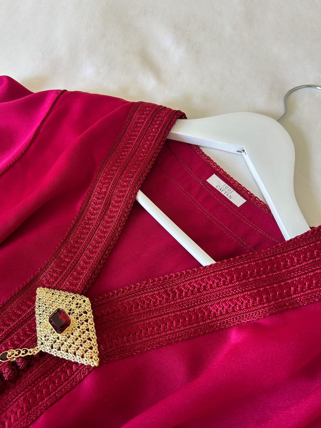 Caftan SILK bordeaux