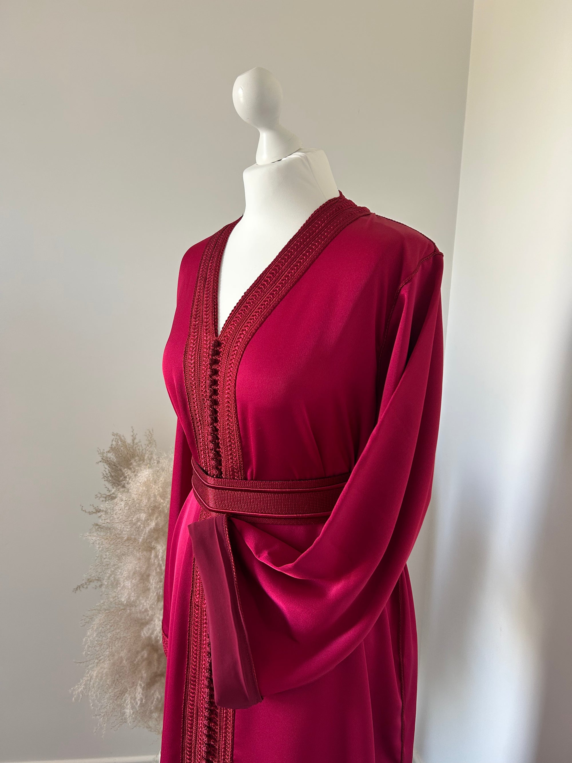Caftan SILK bordeaux