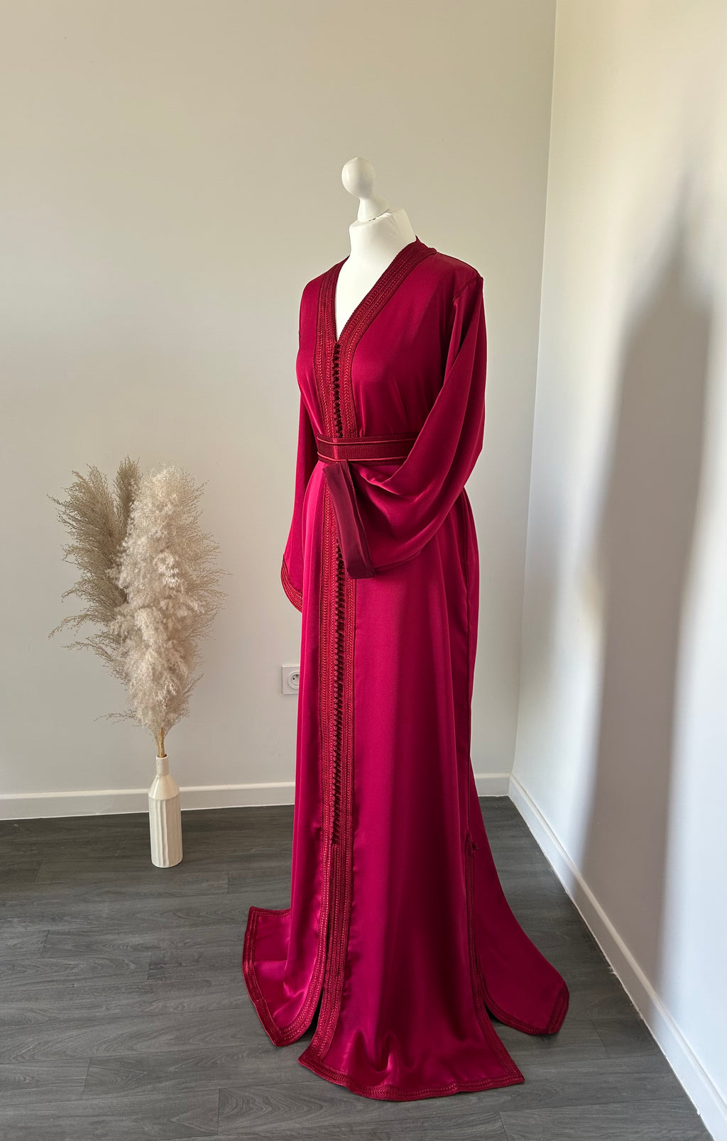 Caftan SILK bordeaux