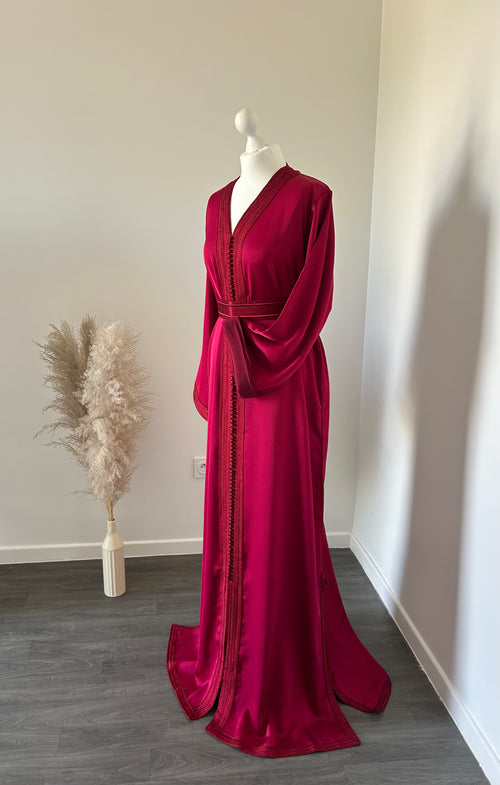 Caftan SILK bordeaux